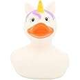 Lilalu White Unicorn Rubber Duck -