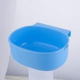 Multifunktionale hängende Aufbewahrung: Sie können Babyflaschen, Baby-Toilettenartikel, Badespielzeug, Windeln usw. aufbewahren und organisieren. Sie können die hängende Aufbewahrungsbox auch auf das Waschbecken oder die Tür stellen und dann das gewaschene Obst, Gemüse oder Geschirr darauf legen. und das überschüssige Wasser wird langsam austrocknen.