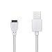 Produktbild Lumsing Fitbit Charge Ersatz USB Ladekabel Nylon Ladekabel 1 Feet/33CM High Speed Ladekabel für Fitbit Charge (Weiß)