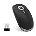 Produktbild Szyee Kabellose Maus 2.4G Ultradünne Leise Tragbare Maus Mobile Optische Maus Lade Maus Mit Nano USB Empfänger 3 Einstellbare DPI Level Geeignet für PC Computer Laptop (Schwarz)