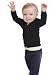 American Apparel Infant California Fleece Zip Hoodie - Black / 18-24M