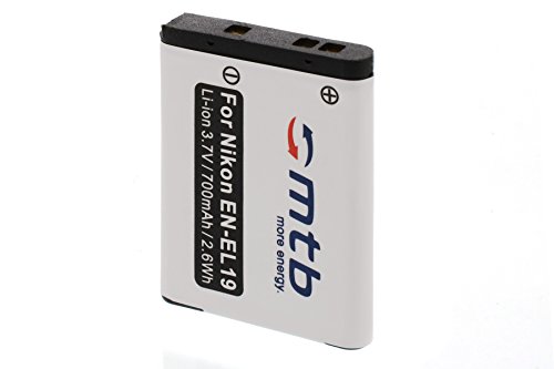 Batterie EN-EL19 pour Nikon S01  S100  S2500  S2550  S2600  S2700  S3100  S3300   voir liste 