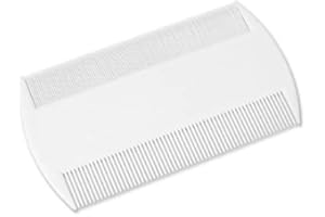 A1SONIC QUALITY FOR LESS A1SONIC® Pack of 2 Neon Double Sided Nit Comb for Head Lice Detection Comb | it removes Nits, Lice and Fleas and eggs (WHITE)