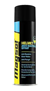 MAGSOL helmet antibacterial, antifungal, disinfectant, sanitizer with odour remover cleaner spray (150ml)