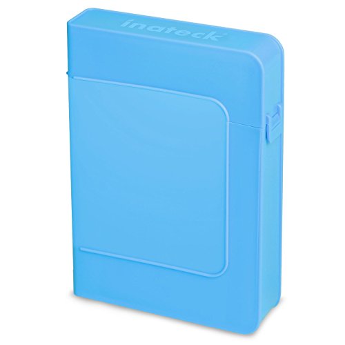 Inateck HPE-B Blau Plastik Schutzhülle für 8.9 cm 3,5 Zoll Festplatten Festplattengehäuse / HDD Festplatten-Gehäuse / Enclosure