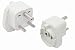 Produktbild Reisestecker Adapter für Sri Lanka Indien Monaco uvm. TYP D mit Schutzkontakt