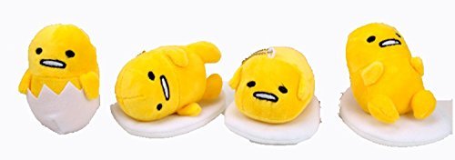 Preisvergleich Produktbild 4 Pcs 4'' Gudetama Mini Plush Soft Toys Collection