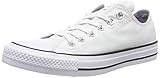 converse chuck taylor weiss leder schimmerndes Obermaterial Converse 559888C Damen Ctas Ox Fitnessschuhe, Weiß (White/White/Black 102), 37.5 EU