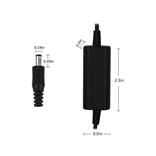 Kuncan Step Up Voltage Converter DC to DC Converter Adapter Black Regulator FROM POWER BANK 6.5 FT am to DC5.5 * 2.1 mm - 3