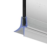Schimmelbeständigkeit 80cm M22 -- Ersatzdichtung für 5mm/6mm/ 7mm/ 8mm Glasdicke Wasserabweiser Duschdichtung Schwallschutz Duschkabine