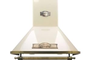 Kaiser A 9315 | Empire 90cm Chimney Cooker Hood | Wall Mounted External Fume Extraction or Internal Filtering (Ivory)