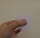 KONKY Finger Hand Spinner Legierung Fidget Fokus Spielzeug mit glatten Oberfläche Finish, Stress Reducer für Angst Relief, ADD, ADHD und Finger Training, Rosa - 4