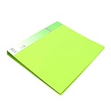 MXECO Trendy UMI Classeur à clip pour étudiants 4 couleurs en option Papier de remplissage Conteneurs Papeterie de bureau scolaire (vert)