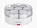 Severin JG 3516 Joghurt-Fix, wei&szlig;-grau / 7 Portionsgl&auml;ser
