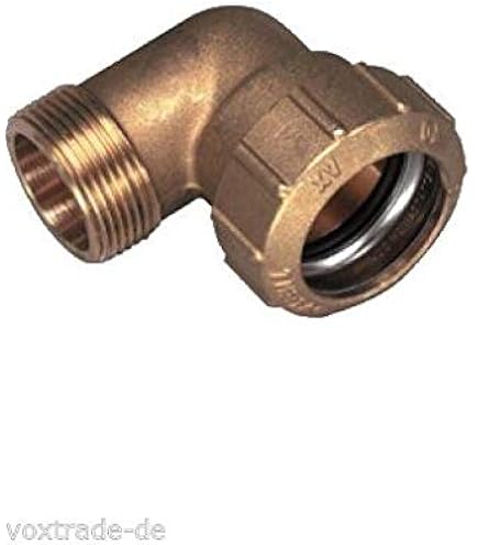 Gebo Plast T-Stück Mit Außengewinde – PE-Klemmfitting Für Trinkwasserleitung, DVGW-geprüft, 25 X 3/4 X 25 Mm