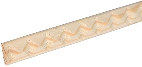 1.5m x Richard Burbidge Hardwood Diamond Moldings - 16 x 6mm