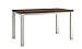 Produktbild Esstisch Esszimmertisch 140x90 cm MDF, Ausziehbar auf 220 cm, Farbe: Nuss / Weiß