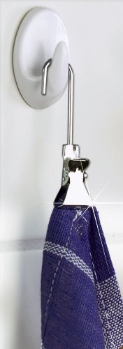 Preisvergleich Produktbild 4er Set KLEMM Haken Handtuchhalter Handtuchhaken Aufhänger Wandhaken Towel rail