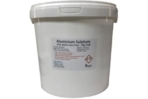 Trustleaf 6kg Tub ALUMINIUM SULPHATE 17% Iron Free Alum Al2(SO4)3
