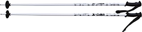 Calter X- Ski Downhill Ski Poles, Unisex, X-SKI Bergab Skistöcke, white, 100cm