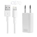Produktbild OKCS Ladeset - USB Ladekabel 1M + 1A Netzteil für Apple iPhone 8, 8 Plus, X, 7, 7 Plus, 6, 6 Plus, 6s, 6s Plus, 5, 5s, 5c, SE, iPad 4, Mini, 2, 3, 4, Air, 2, Pro - Weiß
