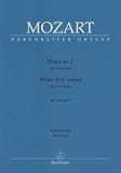 Image de Missa C-Dur KV 220 (196b) <i>Spatzenmesse</i>. BÄRENREITER URTEXT. Klavierauszug, Urtextausgabe