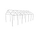 Produktbild Anself Pavillon Zeltrahmen Partyzeltrahmen aus Metall 12 x 6 m