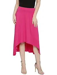 Globus High Low Hemline Skirt - S18CWB104A-PINK