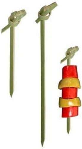 Chevalier Diffusion Appetizer: Set of 250 Curly Bamboo Wood Skewers 6 cm*