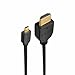 Produktbild sumo:mobile 5m Micro HDMI Kabel 1080p - HDMI Mikro Type D High Speed Kabel HDMI 1.4 - HDMI-Stecker Type A - HDMI-Stecker Type D, kompatibel mit BlackBerry Playbook