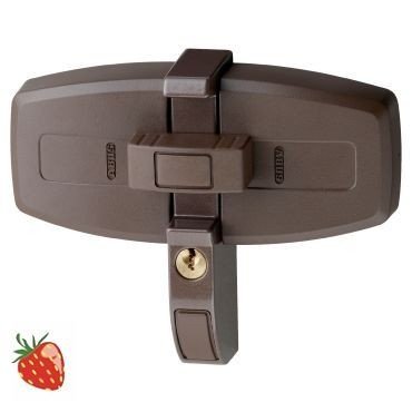 Preisvergleich Produktbild ABUS Fensterschloss / Zusatzschloss für Doppelflügelfenster DFS95 weiß (für Mehrkäufer mit gleichschließender Schließung)