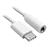 BAZONE™ Type-C to 3.5 mm Stereo Audio Adapter Compatible with CDLA type LeTv LeEco Le2-White RS.229.00