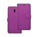 Produktbild Portemonnaie Flip Case Schutzhülle in Violett Kompatibel mit Samsung Galaxy J6 Plus 2018