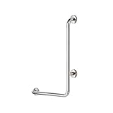 ZHDC Haltegriff, L-typ 304 edelstahl Ecke Kein rost Sicherheit rutschfeste barrierefreie Bad Wc Schleifspiegel 50 * 70 cm Langlebig, rostfrei ( Farbe : Links , größe : #2 )