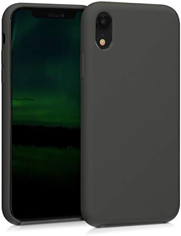 kwmobile TPU Silicone Case Compatible with Apple iPhone XR - Soft Flexible Rubber Protective Cover - Olive Green