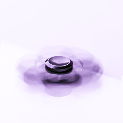 IVSO Fidget Spinner Hand Spinner Ceramic Bearing Stress Reducer Reliever Metal Toy for ADD, ADHD, Anxiety-Aluminum Alloy, Purple IVSO Fidget Spinner Hand Spinner Ceramic Bearing Stress Reducer Reliever Metal Toy for ADD, ADHD, Anxiety-Aluminum Alloy, Purple
