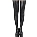 Produktbild ZEZKTLange Hoch Socken Leder Lace Bow Damen Strümpfe Stocking Optik Reizwäsche Halterlose Overknee Bequeme Oberschenkel (A)