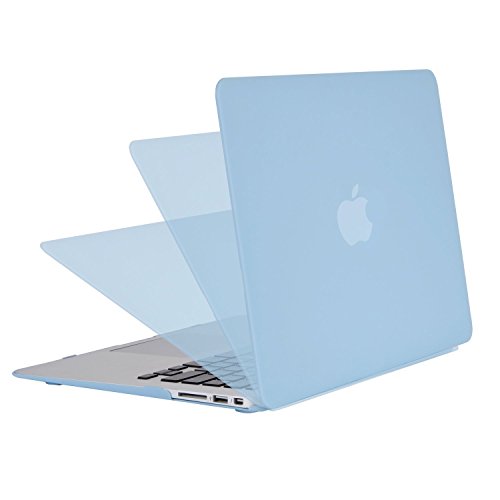 MOSISO MacBook Air 13 H  lle - Ultra Slim Hochwertige Plastik Hartschale Tasche Schutzh  lle Snap Case f  r MacBook Air 13 Zoll  A1466 A1369   Air Bla