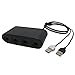 Produktbild 4 Port Für USB Gamecube Controller Adapter Konverter Für Nintendo Für Wii U Super Smash Bros PC USB-PC zu NGC - Schwarz