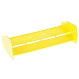 Material: Plástico Homyl 1/10 Alerón Trasero ala de Cola Rear Spoiler Tail Wing para HSP 94106 94107 94166 RC Coche - Amarillo