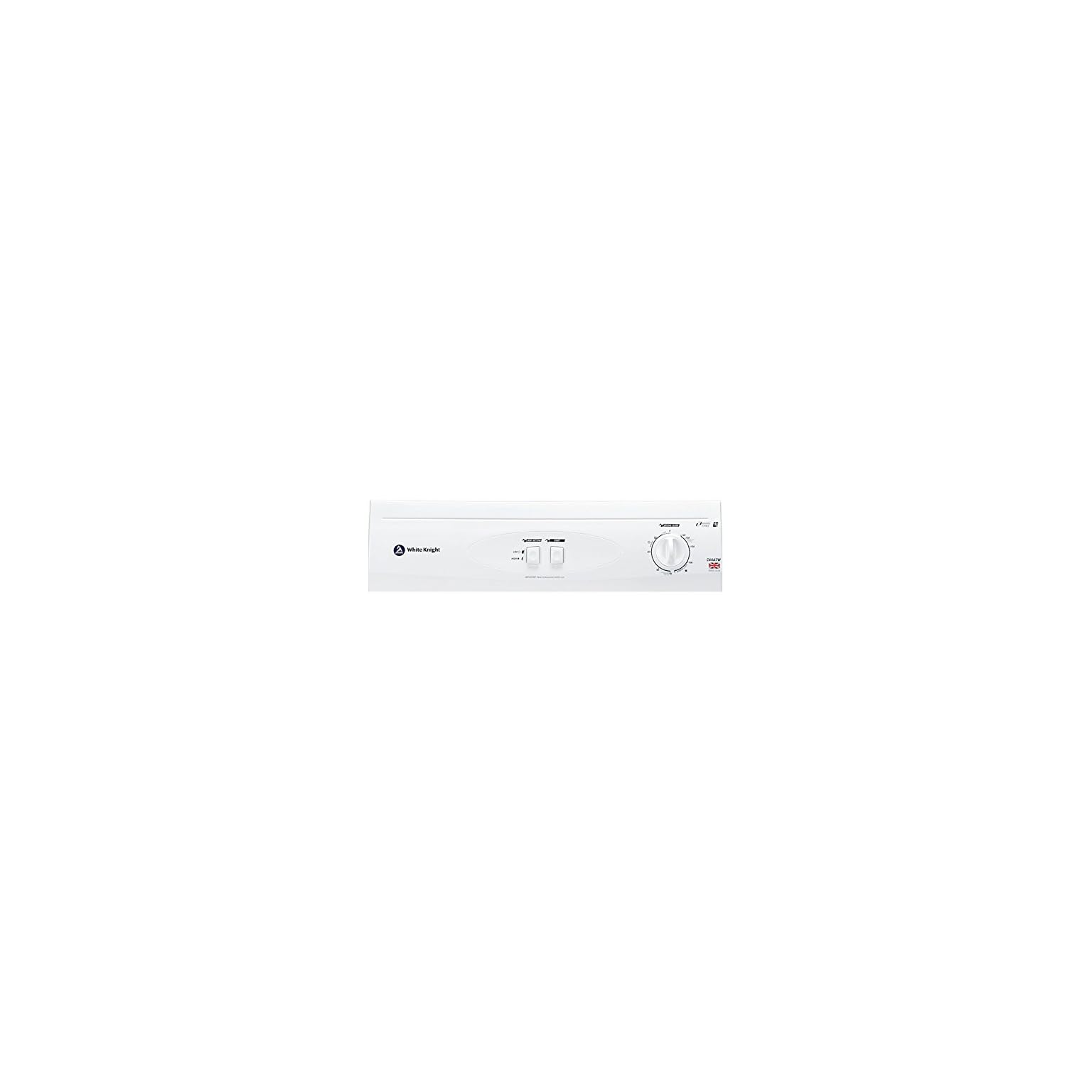White Knight C44A7W 7KG Vented Tumble Dryer Pome