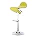 Produktbild AEXU Retro Barhocker Höhenverstellbar Swivel Hochstuhl Esszimmerstuhl Kassierer Stuhl Mode Metall Hocker Multicolor Optional (Farbe : Yellow)