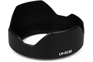 FITTINGS4YOU Gegenlichtblende Sonnenblende kompatibel mit Canon PowerShot G1X Mark II LH-DC80 DC 80