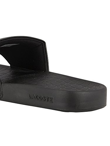 Lacoste Fraisier 118 U Slide Pool Beach Sandals In Black