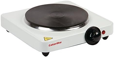 Buffalo Electric Countertop Boiling Ring Single 1 Burner. Power: 1500W. Dimensions: 67(H) x 280(W) x 270(D)mm by Caterlite