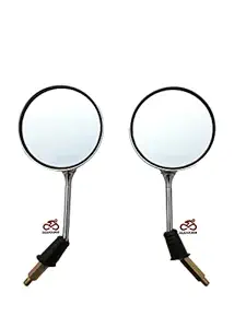 Mahabir Round Mirror Chrome For Intruder