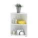 Produktbild Unbekannt FMD Möbel 249-001 Eckregal Ecki 1 40 x 74 x 40 cm, weiß
