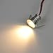 Produktbild Modenny 1 Watt LED Downlight 12 V Runde Mini Spots Lampe LED Einbau Spot Beleuchtung Für Home Kitchen Badezimmer Deckenschrank Dimmbar 20mm (Color : Warm Light, Größe : DC12V 120 Degree)