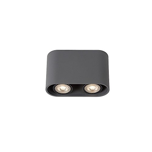 Preisvergleich Produktbild Lucide BENTOO-LED Spot Gu10 / 5W L16.6 W6 H11cm grau