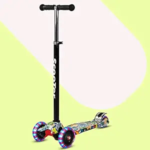 GoodLuck Baybee Skate Scooter for Kids - 3 Wheel Smart Kick Scooter for Toddlers Girls & Boys | Kids Runner Scooter Trikes with LED Light Up Wheels for Children